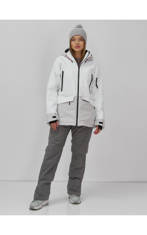 Женская горнолыжная куртка цвет белый