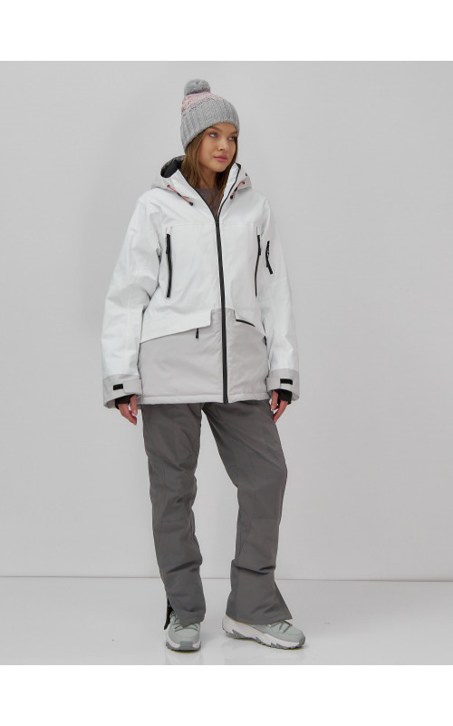 Женская горнолыжная куртка цвет белый