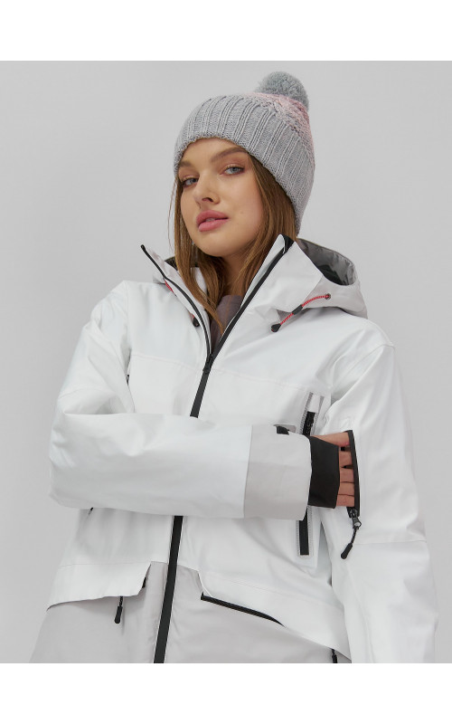 Женская горнолыжная куртка цвет белый