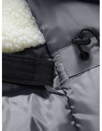 Зимняя мужская парка с капюшоном, серый, для активного отдыха в Тюмени