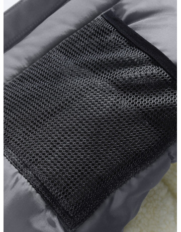 Зимняя мужская парка с капюшоном, серый, для активного отдыха в Тюмени