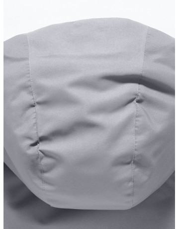 Зимняя мужская парка с капюшоном, серый, для активного отдыха в Тюмени