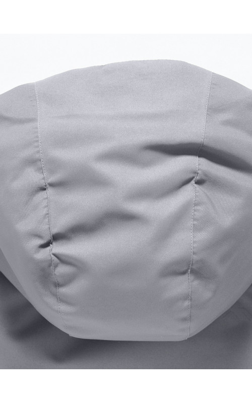 Зимняя мужская парка с капюшоном, серый, для активного отдыха в Тюмени