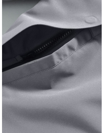 Зимняя мужская парка с капюшоном, серый, для активного отдыха в Тюмени