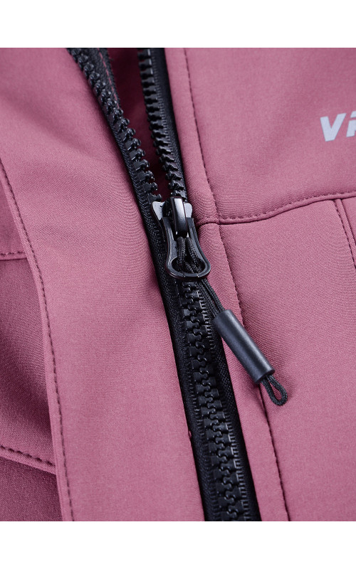 Женская спортивная ветровка с капюшоном softshell, малиновая. в Тюмени