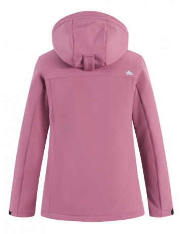 Женская спортивная ветровка с капюшоном softshell, малиновая. в Тюмени