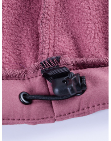Женская спортивная ветровка с капюшоном softshell, малиновая. в Тюмени
