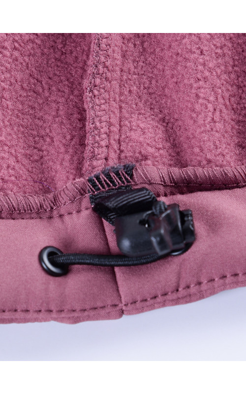 Женская спортивная ветровка с капюшоном softshell, малиновая. в Тюмени
