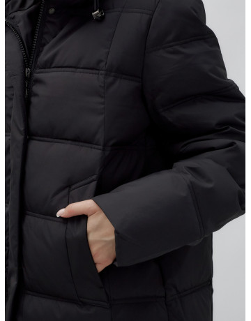 Длинный зимний пуховик для женщин.