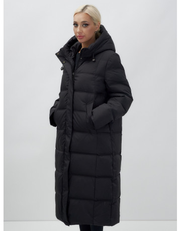 Длинный зимний пуховик для женщин.