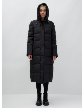 Длинный зимний пуховик для женщин.