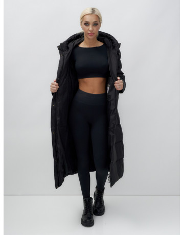 Длинный зимний пуховик для женщин.