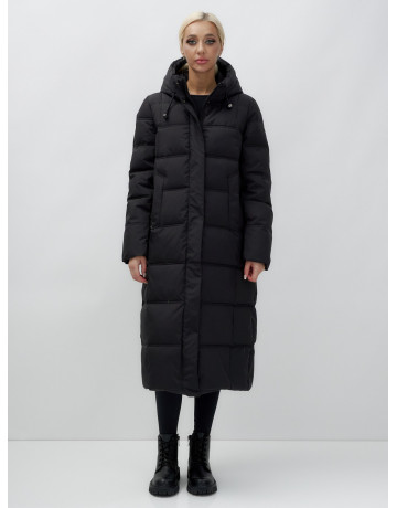 Длинный зимний пуховик для женщин.