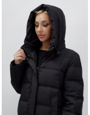 Длинный зимний пуховик для женщин.