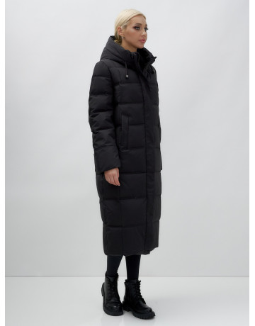 Длинный зимний пуховик для женщин.