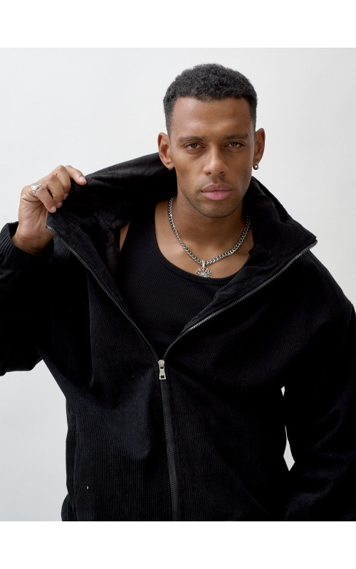 Мужская демисезонная куртка, прямой крой