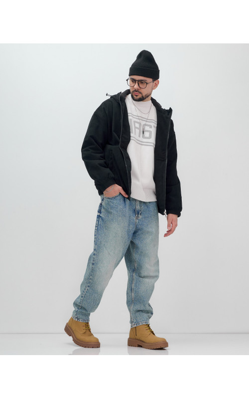 Мужская демисезонная куртка, прямой крой