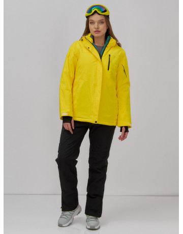 Женская горнолыжная куртка со съёмным капюшоном.