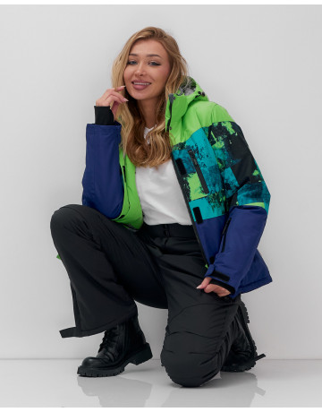 Женский горнолыжный костюм зимний, свободный крой