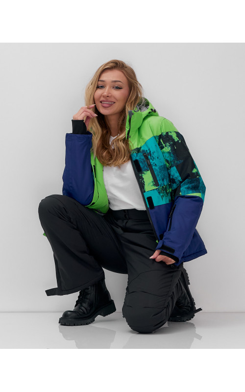 Женский горнолыжный костюм зимний, свободный крой