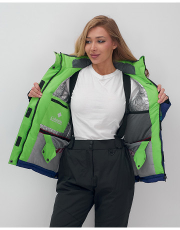 Женский горнолыжный костюм зимний, свободный крой