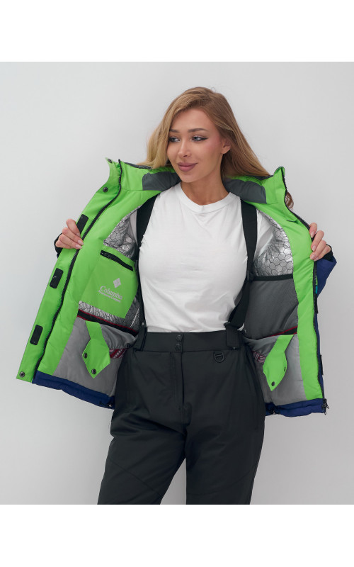 Женский горнолыжный костюм зимний, свободный крой