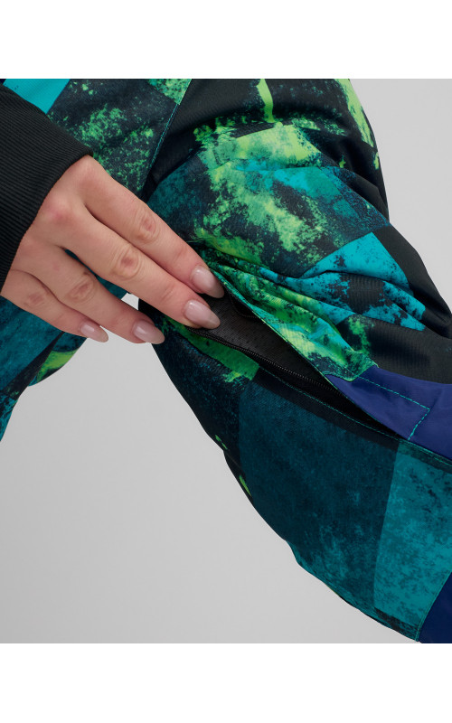 Женский горнолыжный костюм зимний, свободный крой