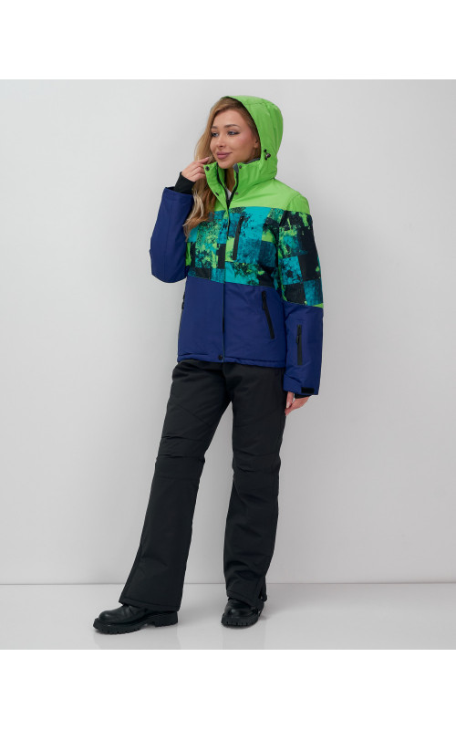 Женский горнолыжный костюм зимний, свободный крой