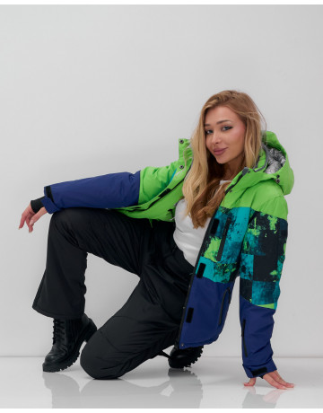 Женский горнолыжный костюм зимний, свободный крой
