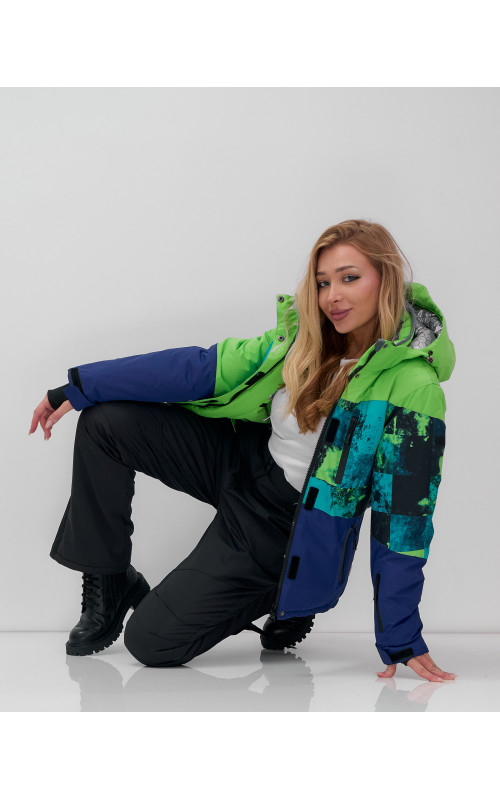 Женский горнолыжный костюм зимний, свободный крой
