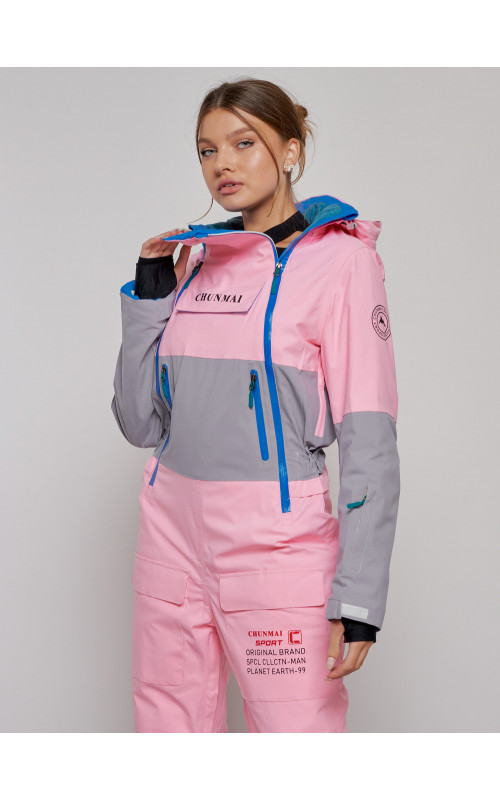 Зимний женский комбинезон для горнолыжного спорта