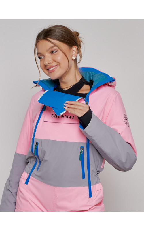 Зимний женский комбинезон для горнолыжного спорта