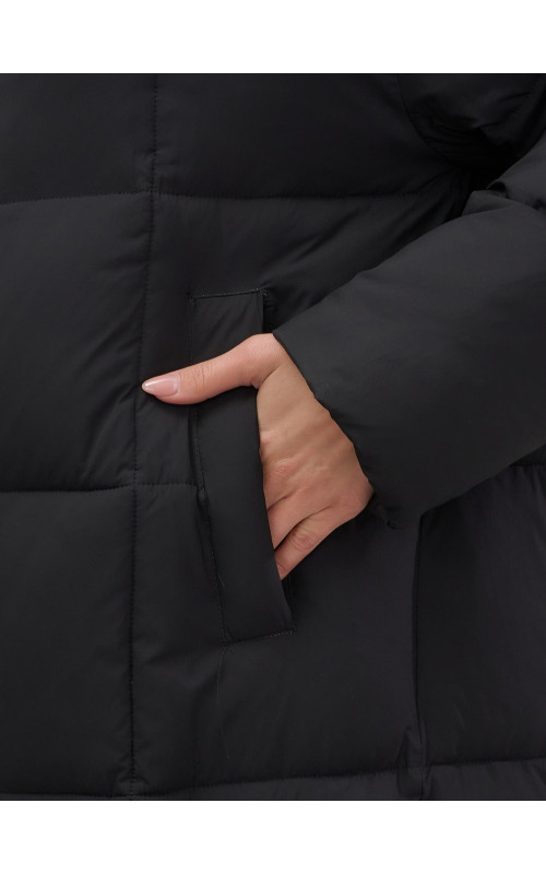 Длинный зимний пуховик для женщин