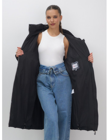 Длинный зимний пуховик для женщин