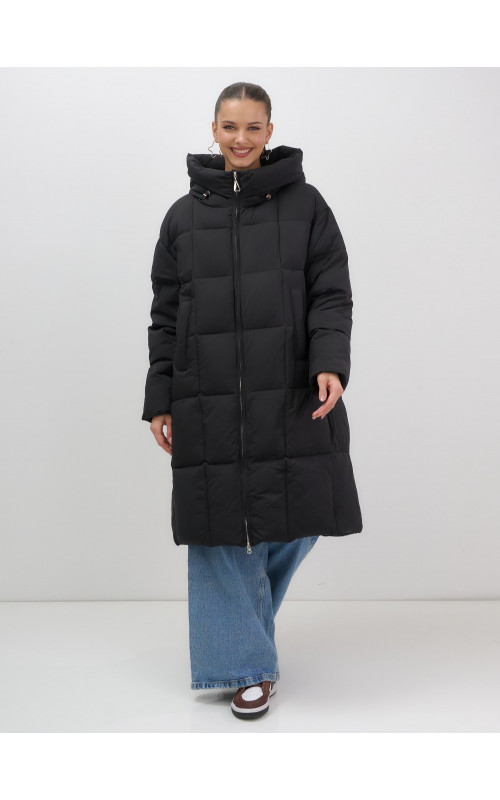 Длинный зимний пуховик для женщин