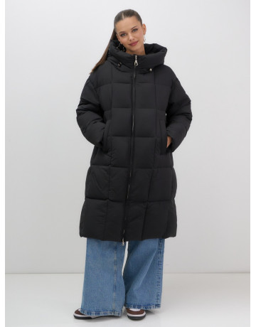 Длинный зимний пуховик для женщин