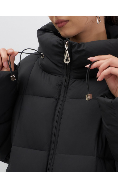 Длинный зимний пуховик для женщин