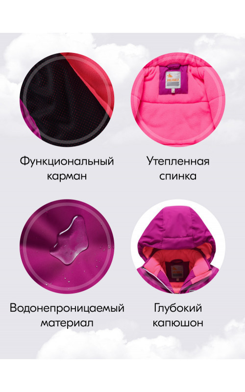 Горнолыжный костюм для девочек, зимний, размерный ряд 140–170.