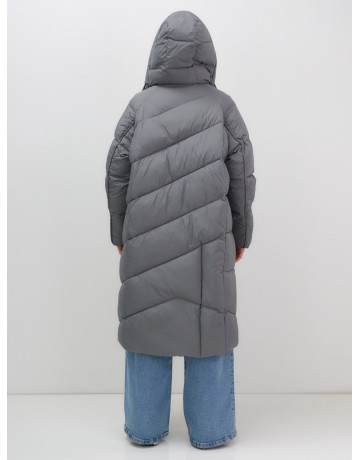 Длинный зимний пуховик для женщин с капюшоном