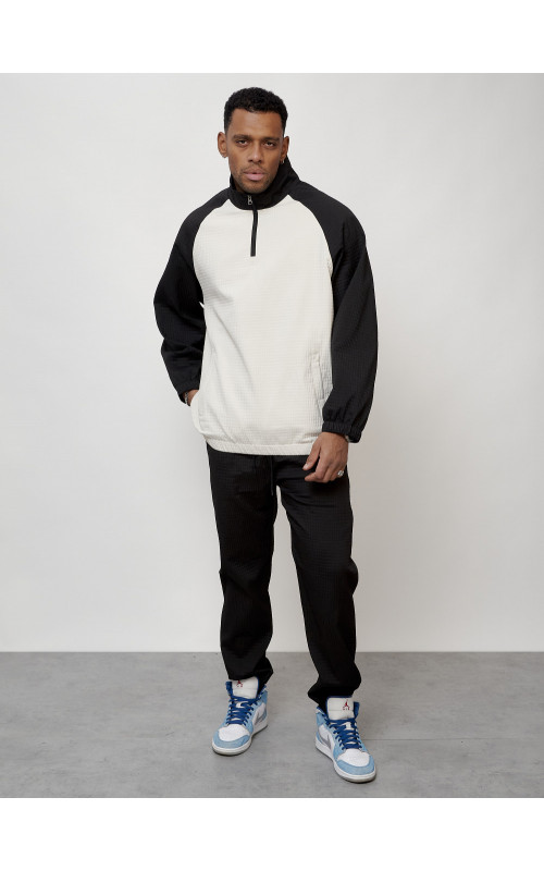 Мужской спортивный костюм модный, чёрный, для спорта. в Тюмени