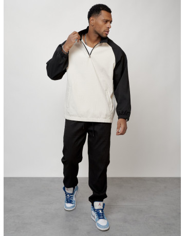 Мужской спортивный костюм модный, чёрный, для спорта. в Тюмени