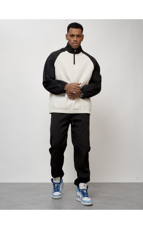 Мужской спортивный костюм модный, чёрный, для спорта. в Тюмени