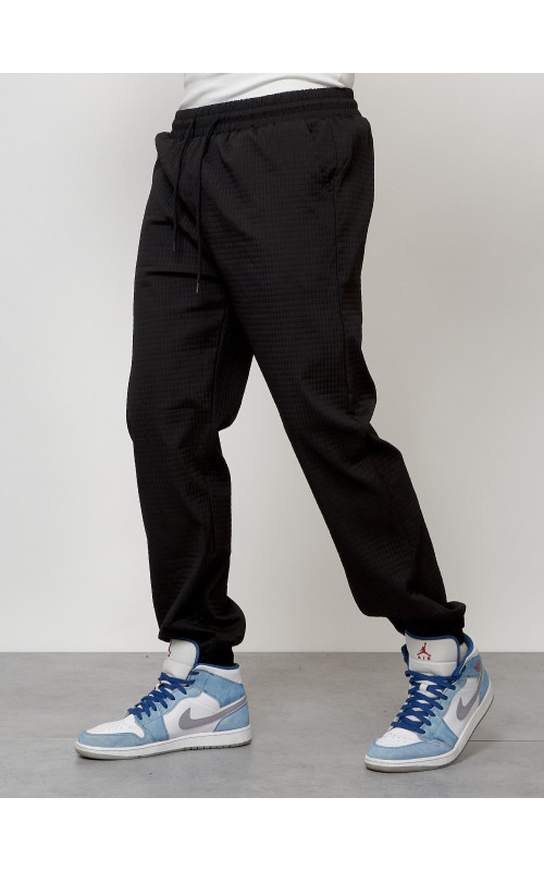 Мужской спортивный костюм модный, чёрный, для спорта. в Тюмени