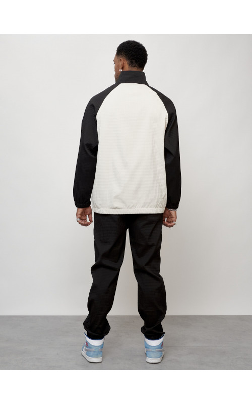 Мужской спортивный костюм модный, чёрный, для спорта. в Тюмени