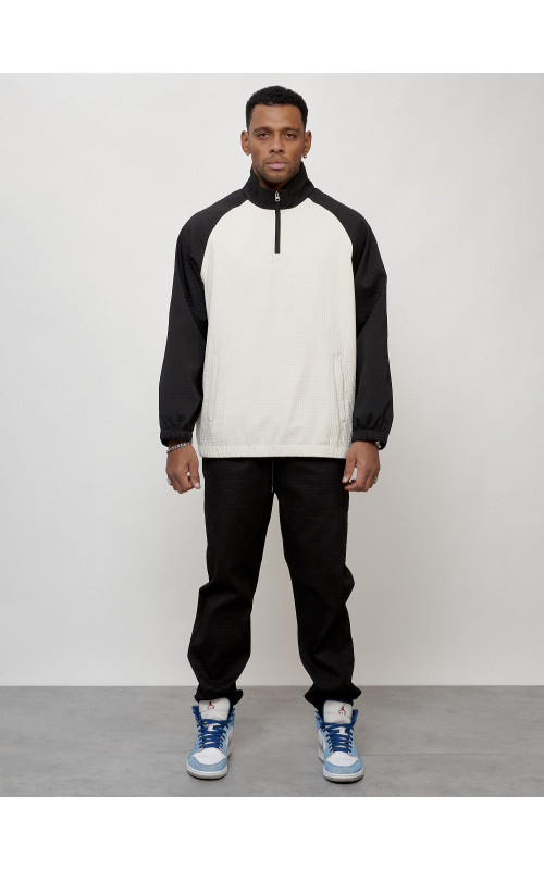 Мужской спортивный костюм модный, чёрный, для спорта. в Тюмени