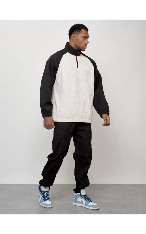 Мужской спортивный костюм модный, чёрный, для спорта. в Тюмени