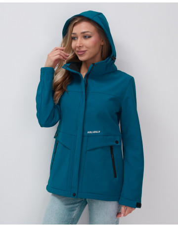 Женская ветровка с капюшоном для активного отдыха
