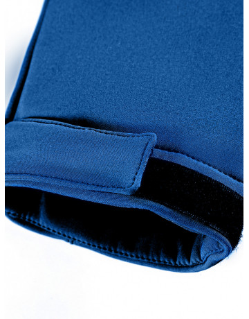 Женская спортивная ветровка с капюшоном softshell, синяя, для активного отдыха в Тюмени