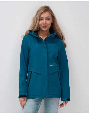 Женская ветровка с капюшоном для активного отдыха