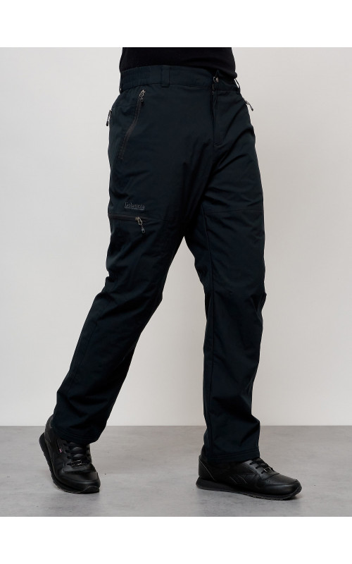 Туристические брюки с флисовой подкладкой Мужские тёмно-синего цвета